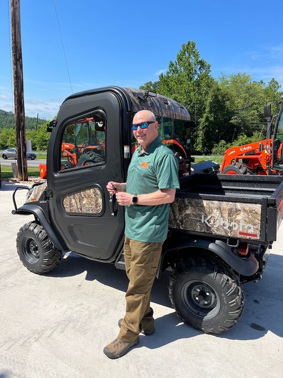 Stu Standing by Kubota