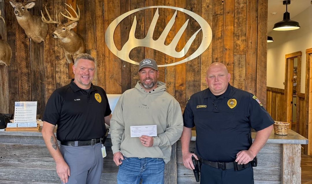 ​​Whitetail Properties Makes Large Donation to Local Police Department’s S
