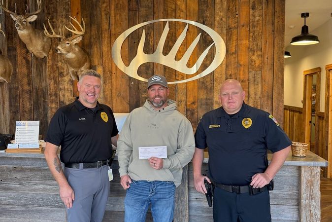 ​​Whitetail Properties Makes Large Donation to Local Police Department’s S