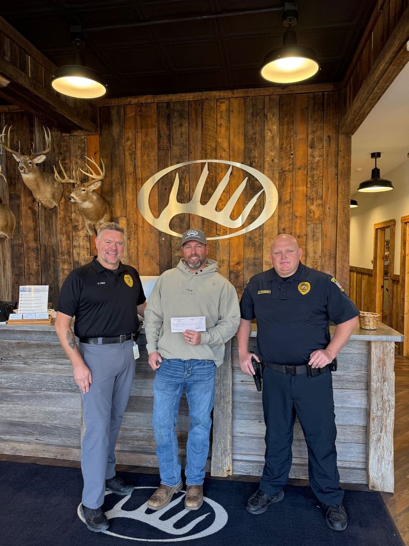 ​​Whitetail Properties Makes Large Donation to Local Police Department’s S