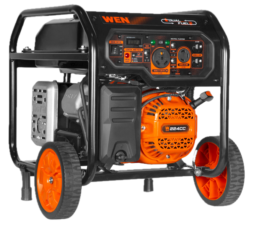 WEN DF5600X 5600-Watt Dual Fuel Portable Generator