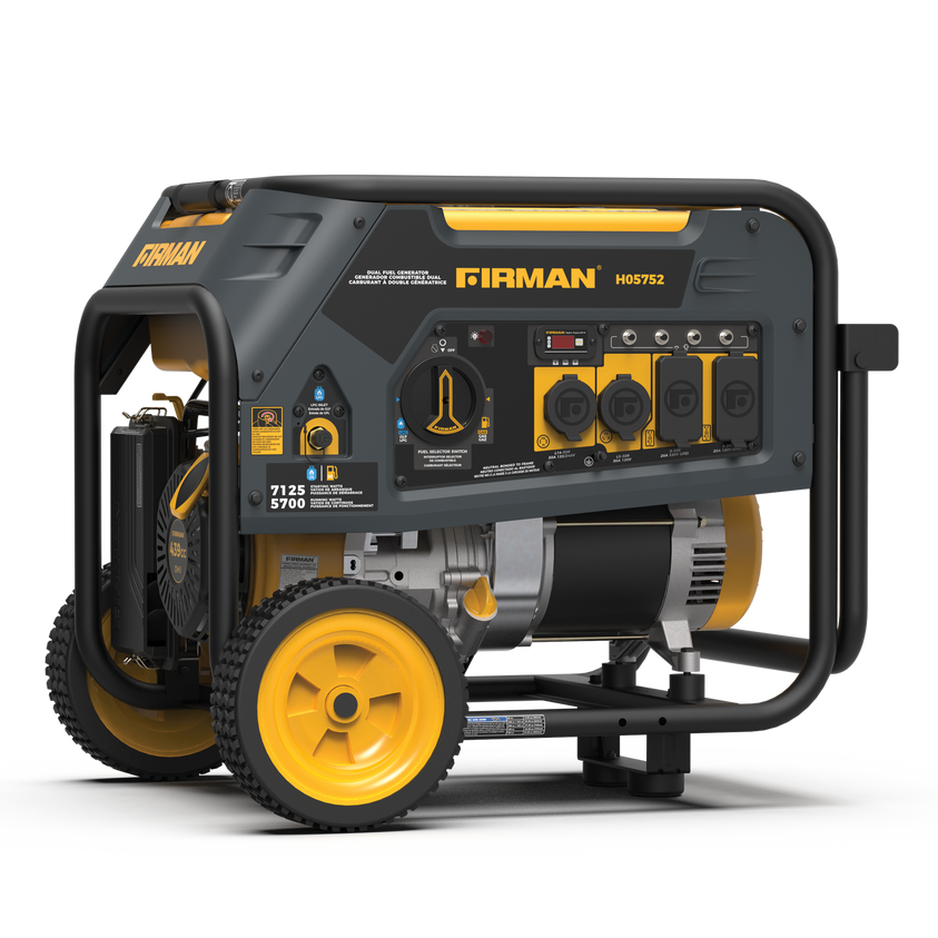 Firman DUAL FUEL 5700W PORTABLE GENERATOR RECOIL START 120:240V