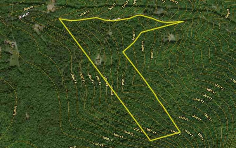 Warren County NY 37.71 Smith Contour Map