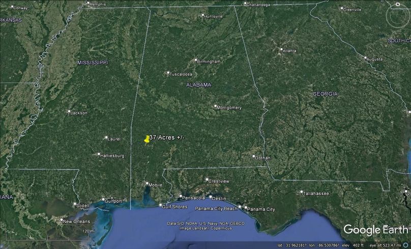 Aerial #8 Approx. 37 Acres Washington County, AL