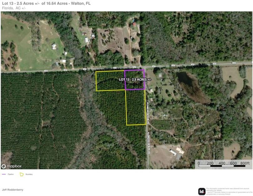 Aerial #2 - 2.5 Acres Walton, FL