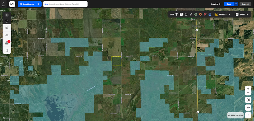 Marshall Co 160 Public Lands Map