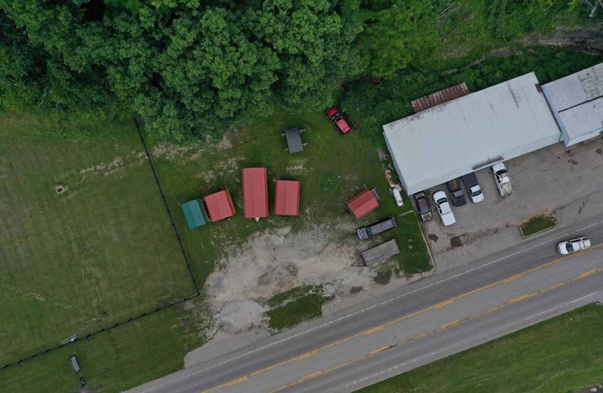 003 view looking straight down from overhead of the lot