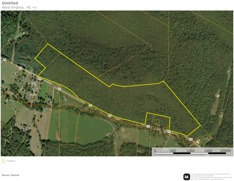 Rand Co WV 85.88 Clevenger map 1 site location