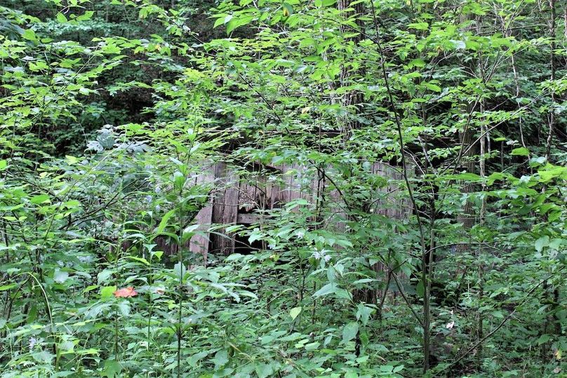 012 look closely and you_ll see the remnants of the old shed from many years past