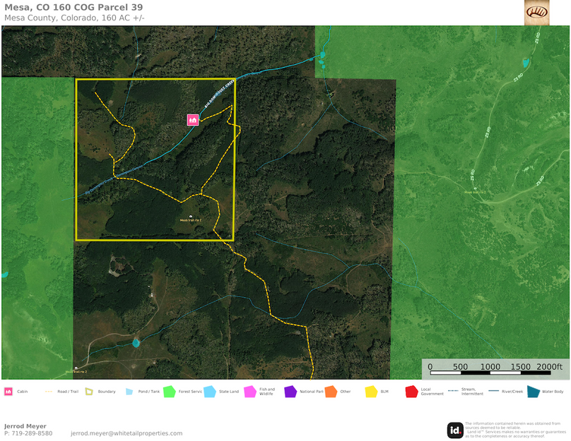 Mesa, CO 160 COG Parcel 39 Aerial 1
