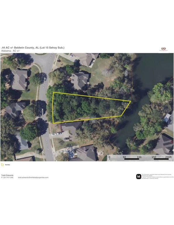 Aerial #1 Approx. .44 Acres Baldwin County, AL