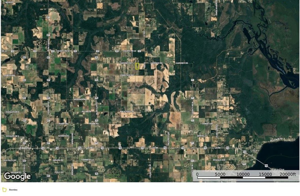 Aerial #2 Approx. 17 Acres Baldwin County, AL