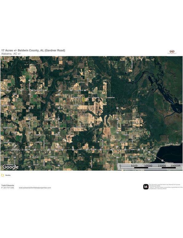 Aerial #2 Approx. 17 Acres Baldwin County, AL