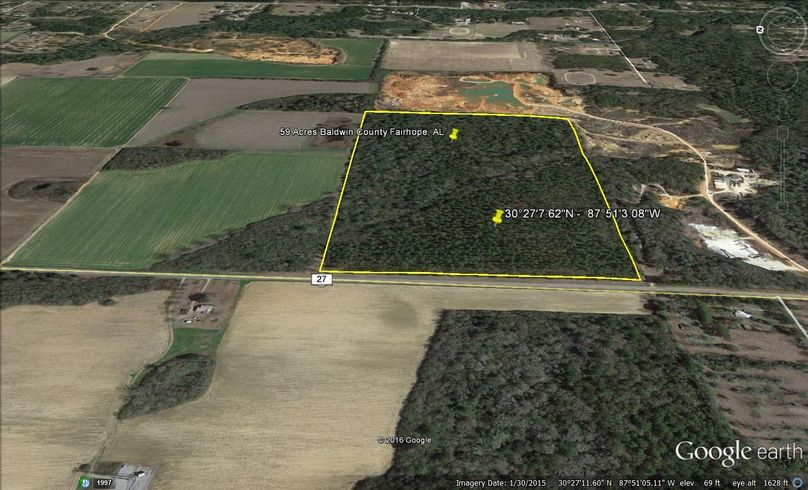 Aerial 4 59 acres baldwin county fairhope city agent todd edwards