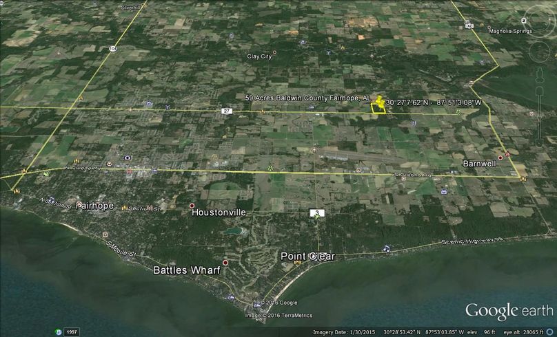 Aerial 5 59 acres baldwin county fairhope city agent todd edwards