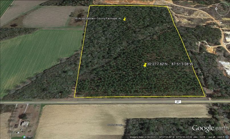 Aerial 2 59 acres baldwin county fairhope city agent todd edwards