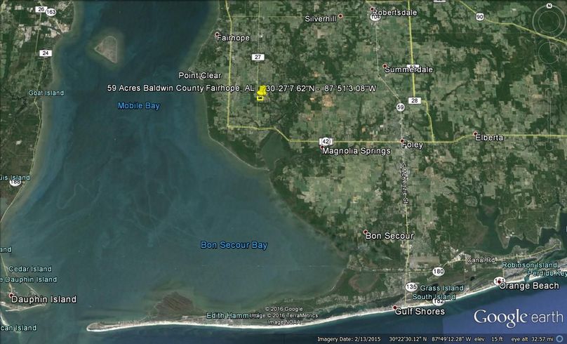 Aerial 3 59 acres baldwin county fairhope city agent todd edwards