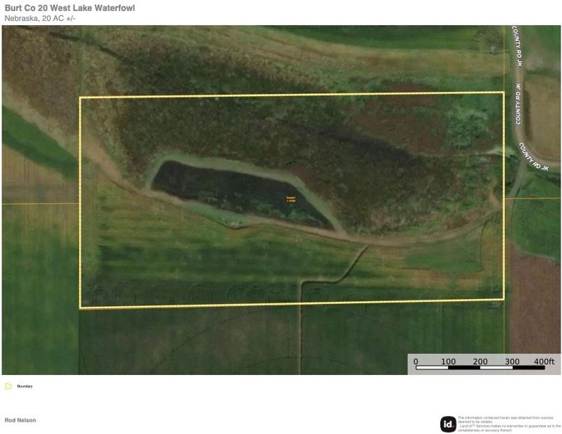 Map 1 Burt Co Waterfowl 2024