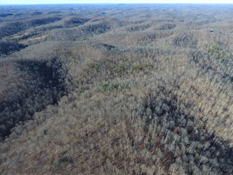 009 aerial drone shot from the center of the property looking to the northwest