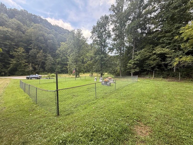 017 view from the gated entrance looking back towards Holly Fork Road