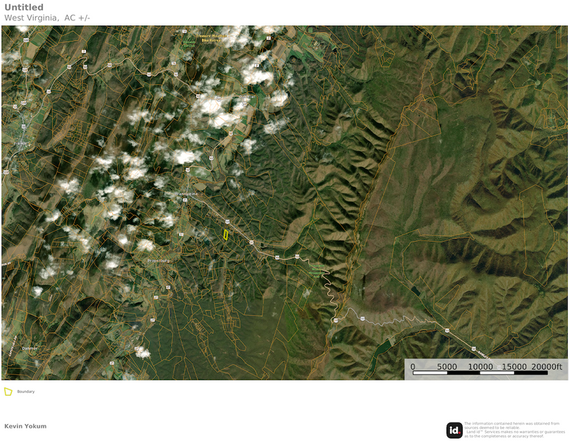 Pend Co WV 10+cabin Cornett map 4 overview