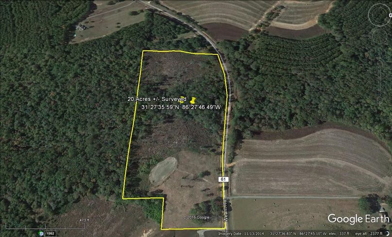 Aerial 5 approx. 20 acres covington county, al