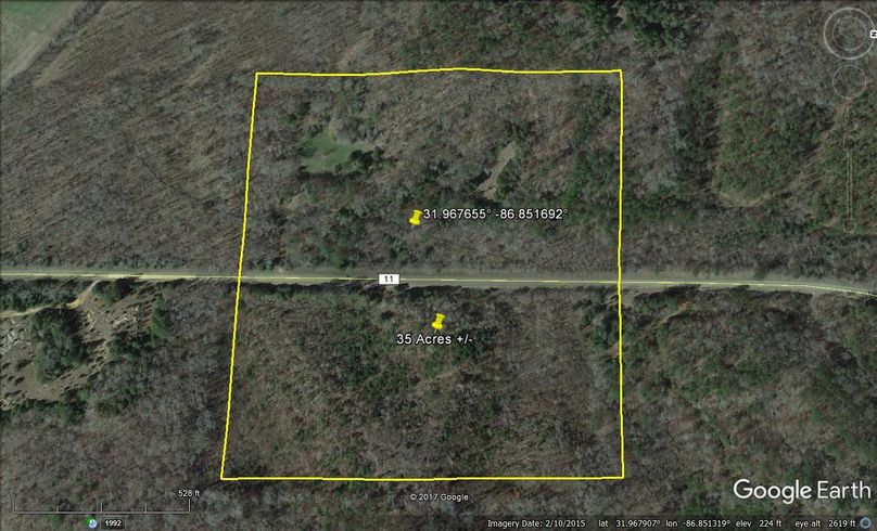 Aerial 4 approx. 35 acres lowndes county, al