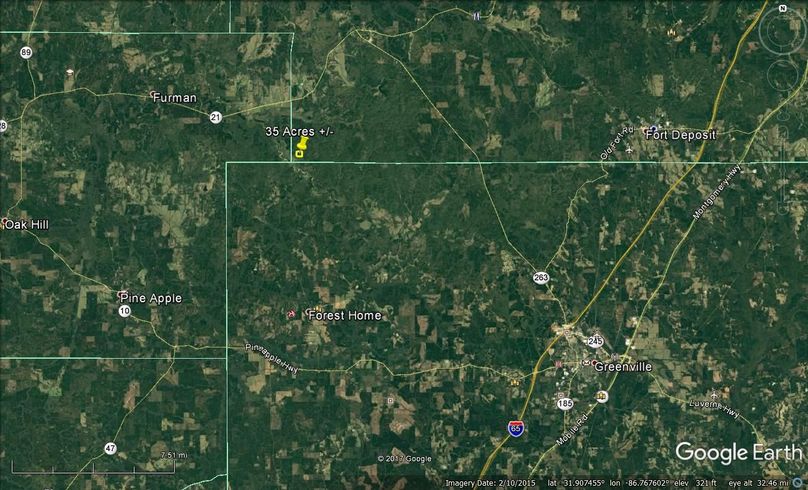 Aerial 7 approx. 35 acres lowndes county, al