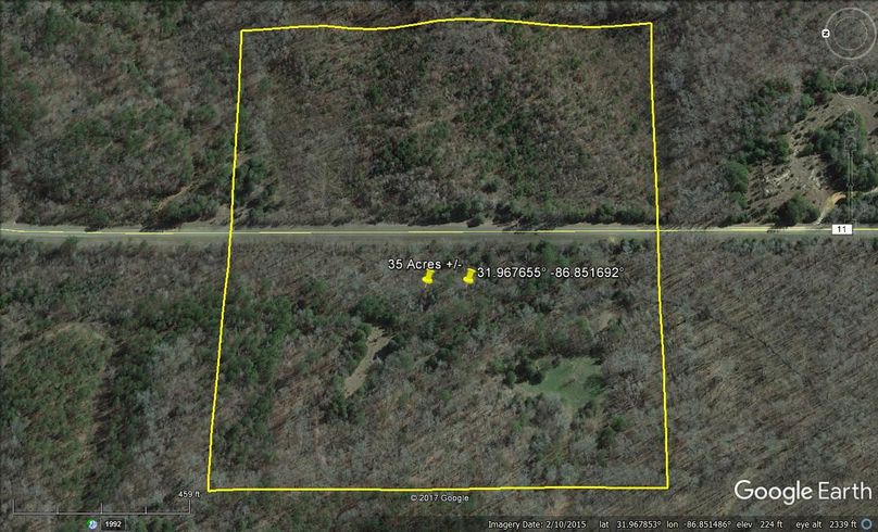 Aerial 2 approx. 35 acres lowndes county, al
