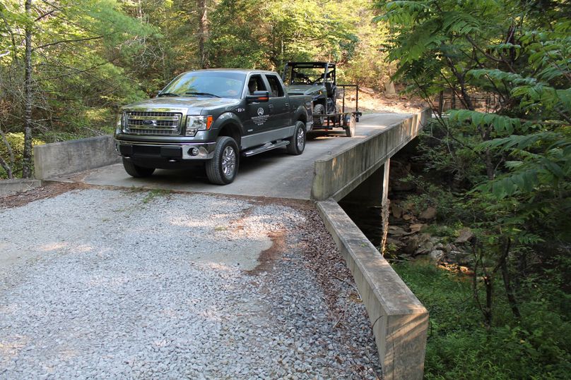 60 incredible bridge as you enter the farm!