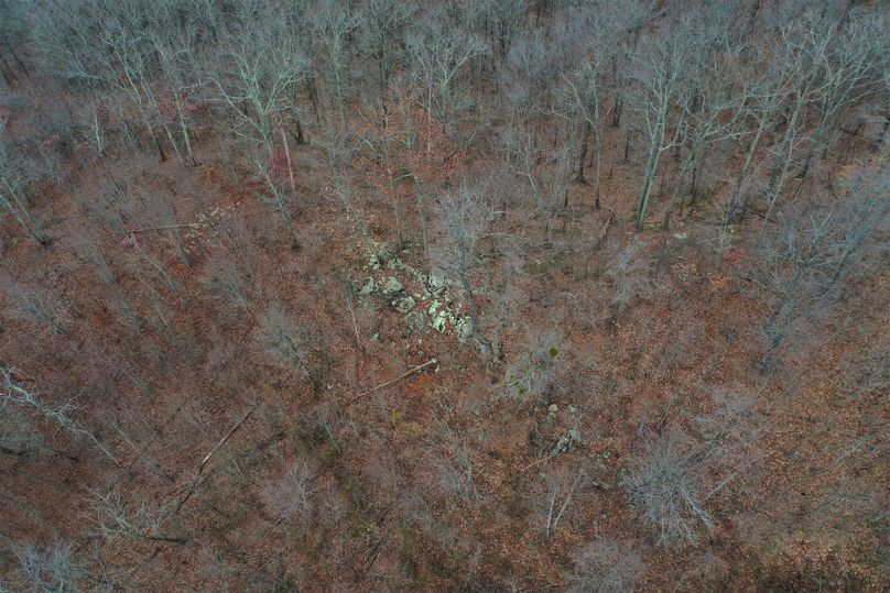 013 close up aerial drone shot of a rock pile along the northwest point