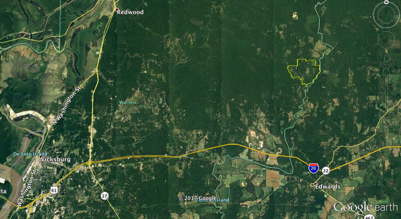 Shiloh  aerial vicinity