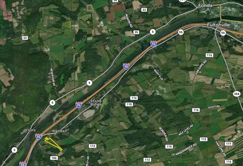 Montgomery County NY 17.25 Borntreger Wide Map