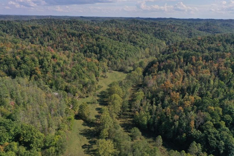 002 aerial drone shot from the northwest edge of the property looking southeast