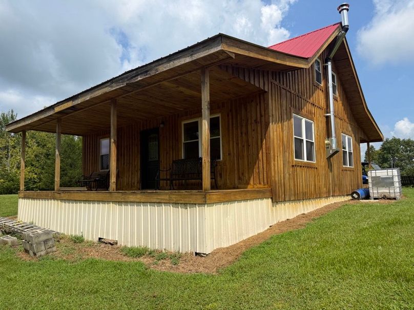 027 the view from the southeast front corner of the cabin