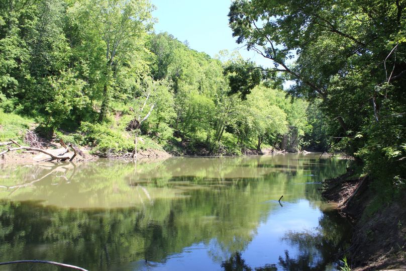 023 ground level view of the mighty KY River in the northwest area of the property