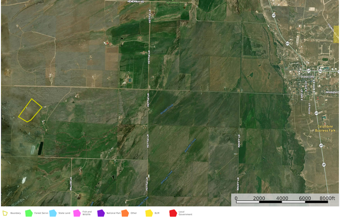 Custer, CO 40.17 LRL Tract 10 Aerial 2