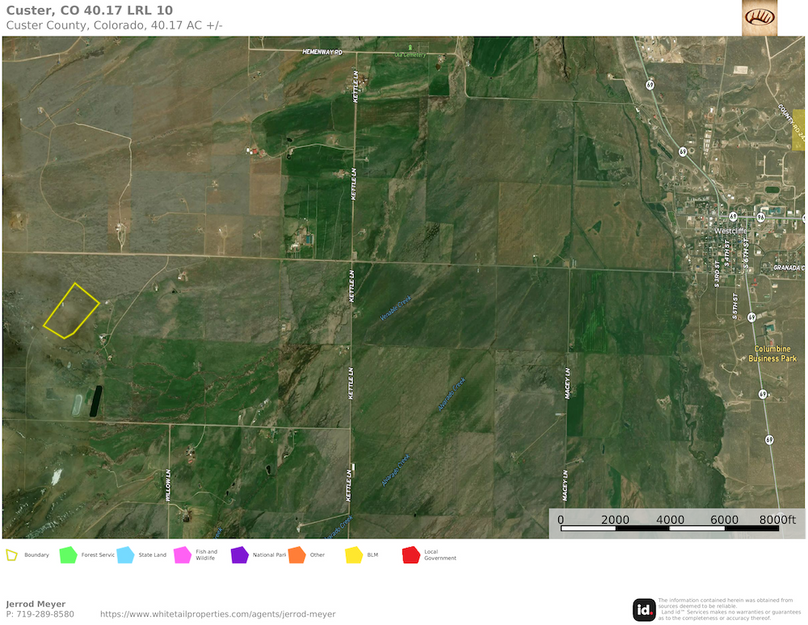 Custer, CO 40.17 LRL Tract 10 Aerial 2