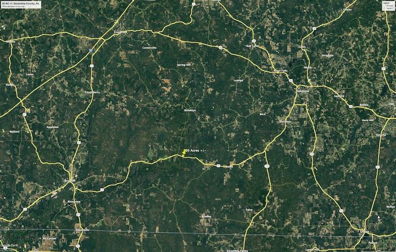 Aerial #4 Approx. 20 Acres Escambia County, AL