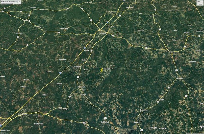 Aerial #7 Approx. 44 Acres Butler County, AL