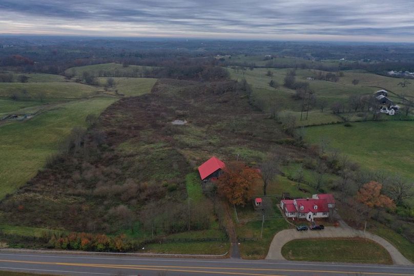 001 aerial drone view from the north boundary