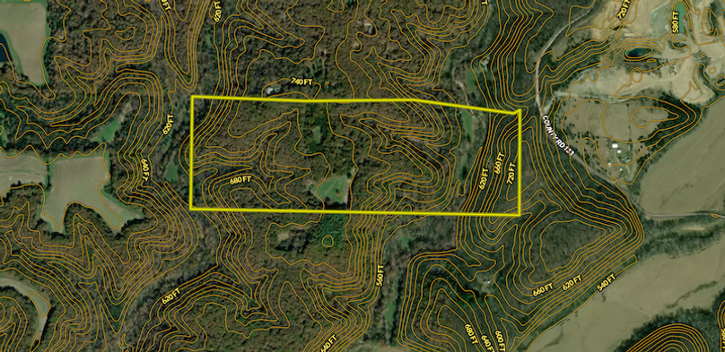 Callaway 127 Topography