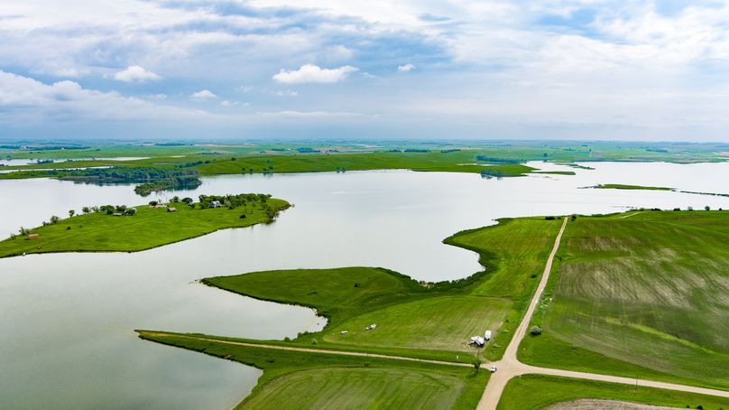 01B. waterfront acreage overview looking NE