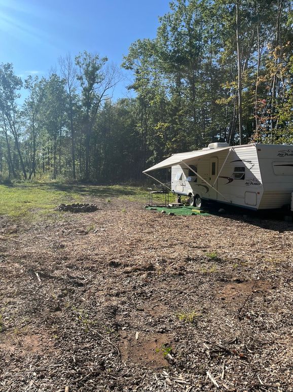 camper fire pit sideview