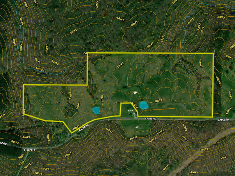 Aerial 2 Countour Hardin 106