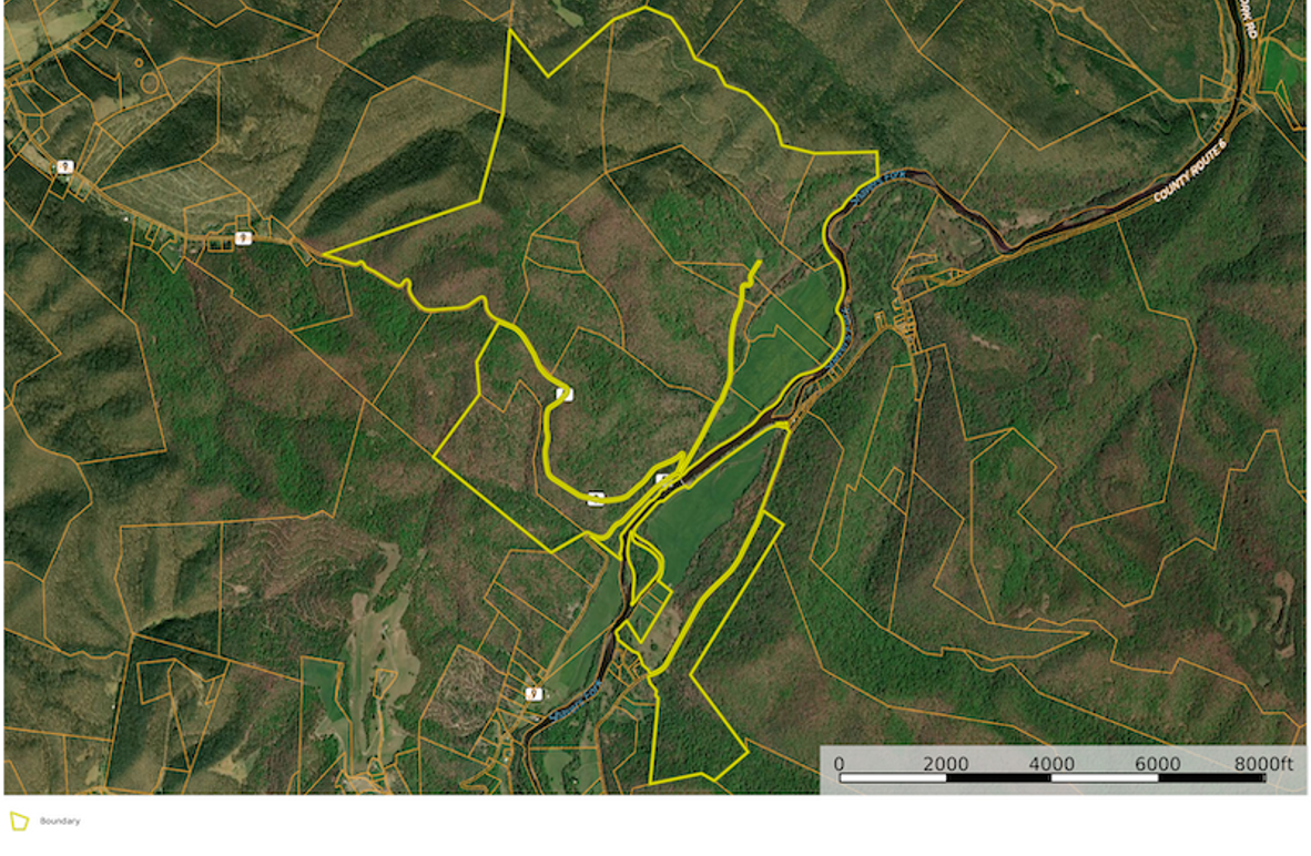 Rand Co WV 1360 Laurel Lands map 1 site