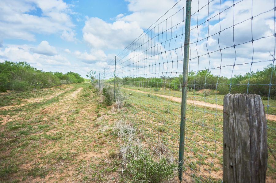2 high fenced on 3 sides