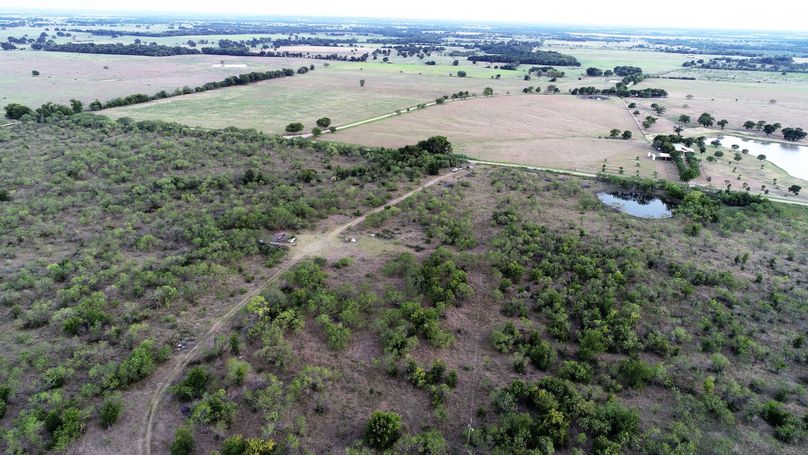 21. aerial looking south to entry gate