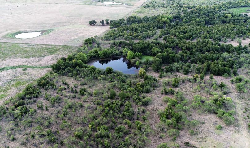 4. aerial of pond and campsite nw corner