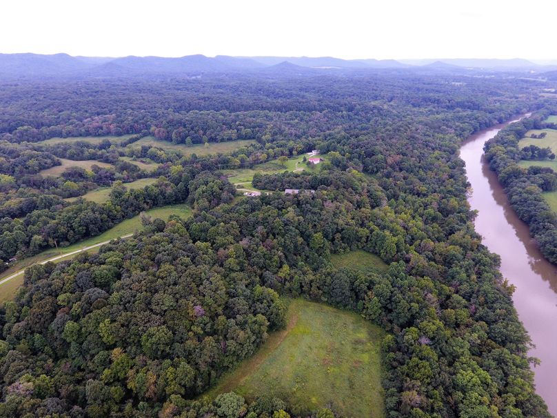 010 beautiful drone shot from the northwest corner of the property looking south along the river
